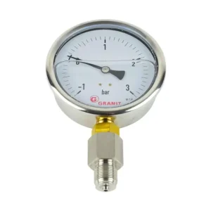 00380256 Manovakuometr pr.100 -1/+3 bar, kovový s glycerínem závit G 1/2" Odeslání Ihned