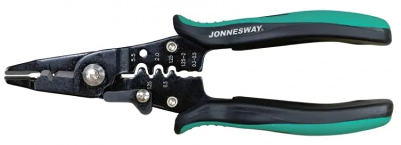 Kleště 180 mm na odizolování a štípání kabelů, krimpování konektorů - JONNESWAY P16207A Aktuální